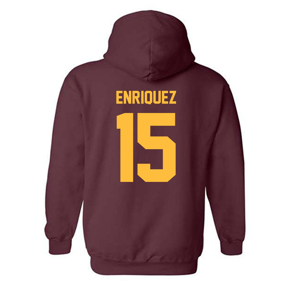 Minnesota - NCAA Women's Soccer : Savannah Enriquez - Classic Shersey Hooded Sweatshirt-1