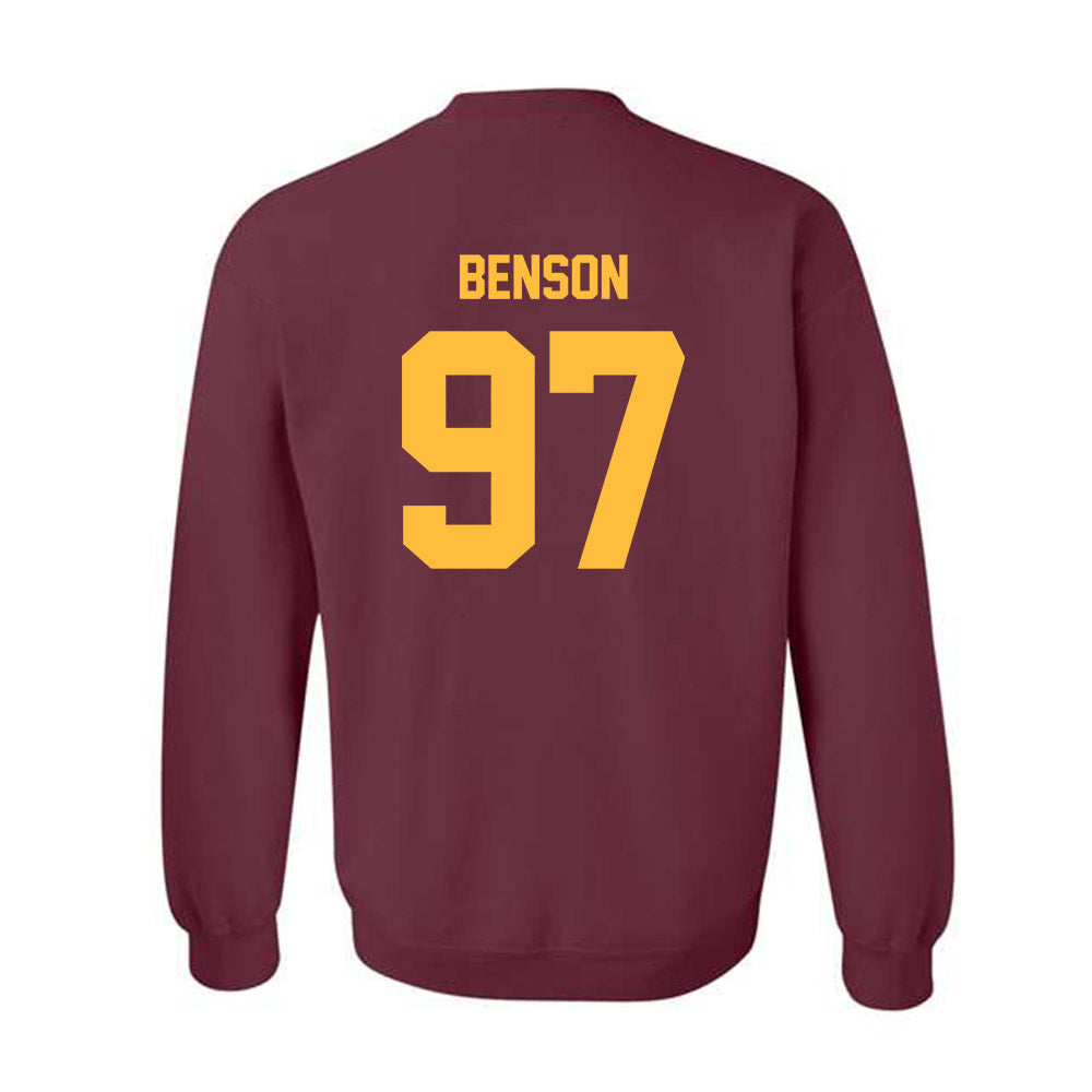 Minnesota - NCAA Football : Jeremiah Benson - Classic Shersey Crewneck Sweatshirt-1