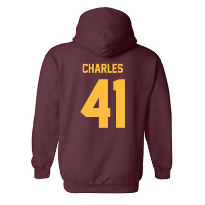 Minnesota - NCAA Football : Anthony Charles - Classic Shersey Hooded Sweatshirt-1