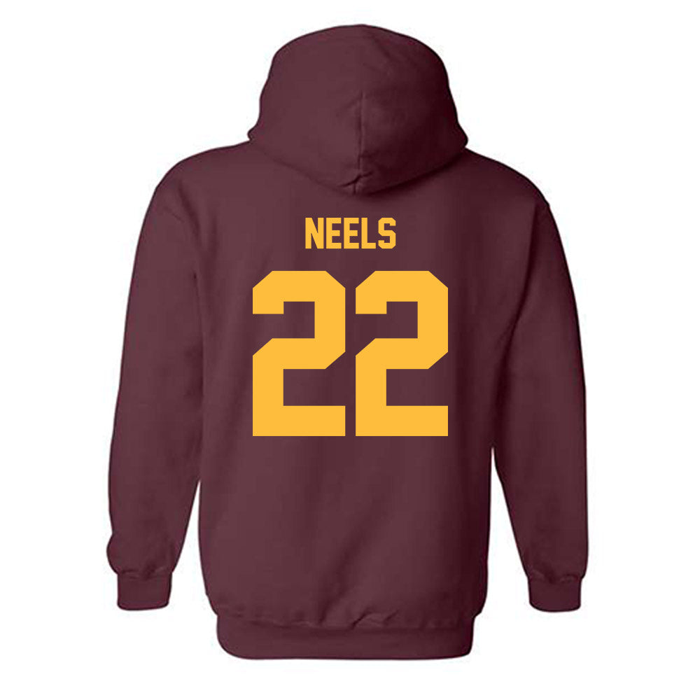 Minnesota - NCAA Baseball : Weber Neels - Classic Shersey Hooded Sweatshirt-1