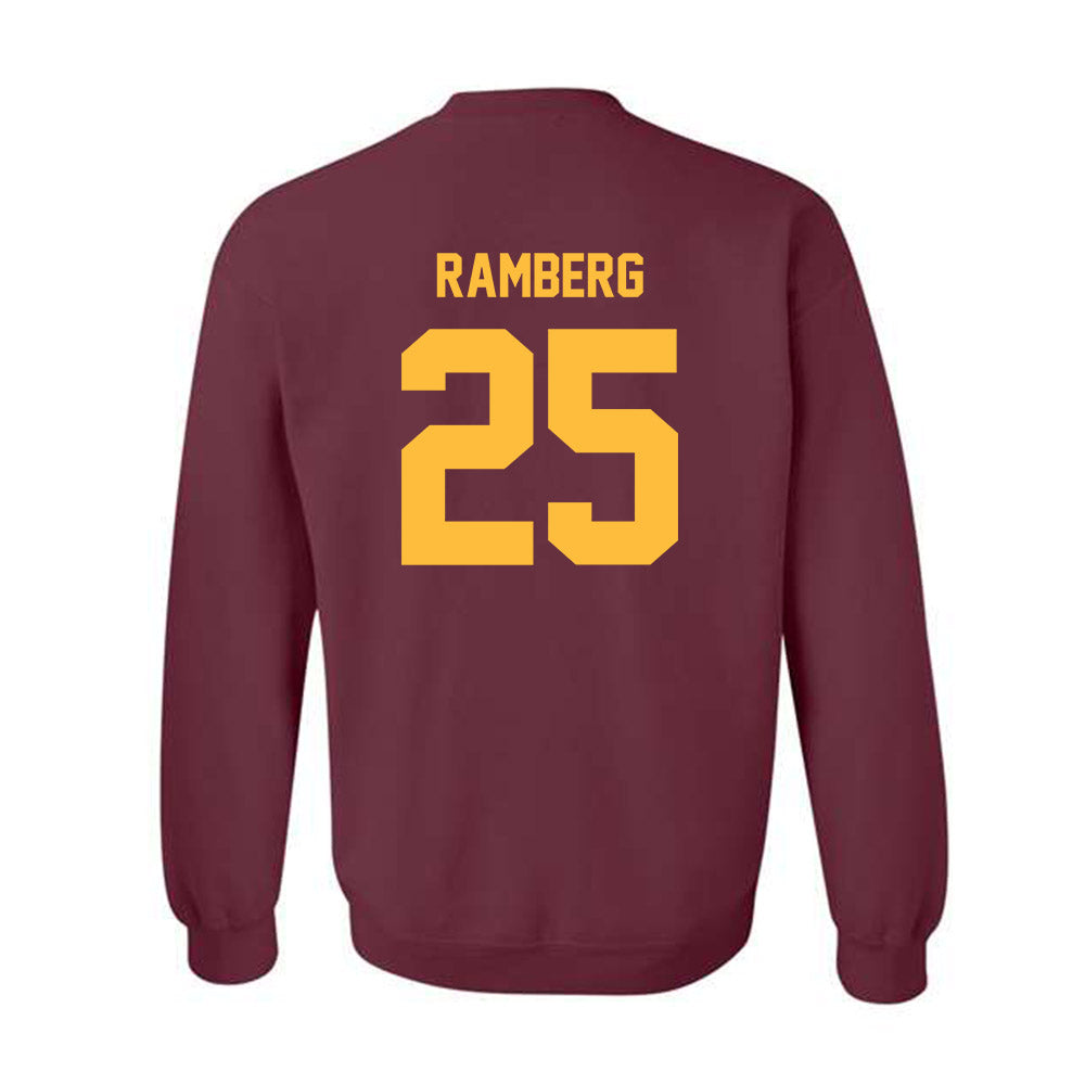 Minnesota - NCAA Men's Basketball : Will Ramberg - Classic Shersey Crewneck Sweatshirt-1