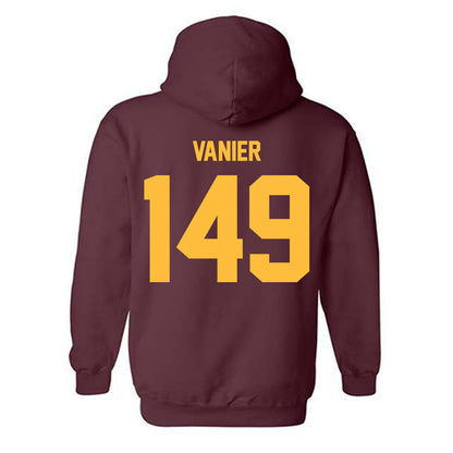 Minnesota - NCAA Wrestling : Charles Vanier - Classic Shersey Hooded Sweatshirt-1