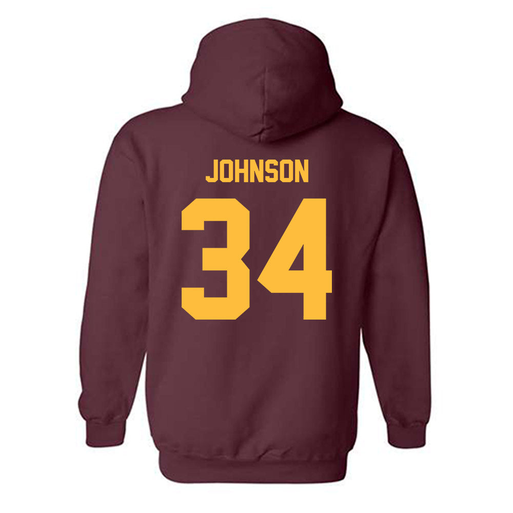 Minnesota - NCAA Softball : Cassie Johnson - Classic Shersey Hooded Sweatshirt-1