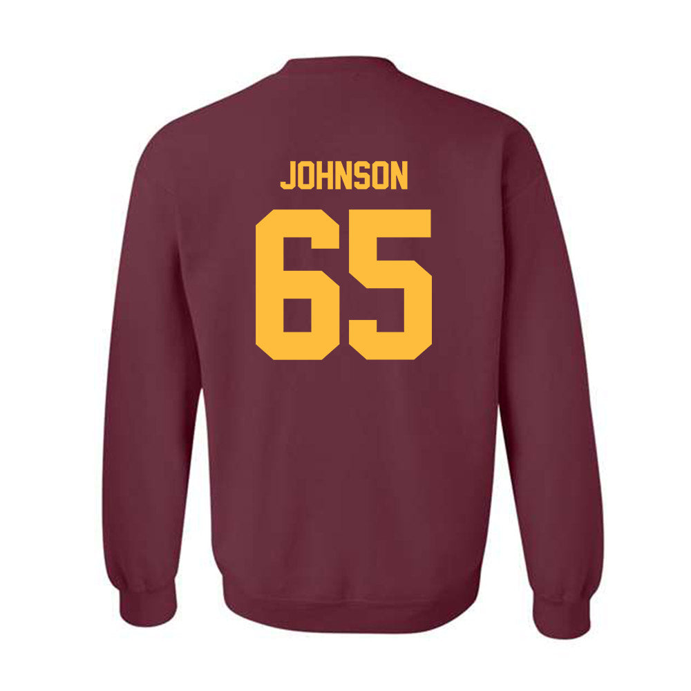 Minnesota - NCAA Football : Greg Johnson - Classic Shersey Crewneck Sweatshirt-1