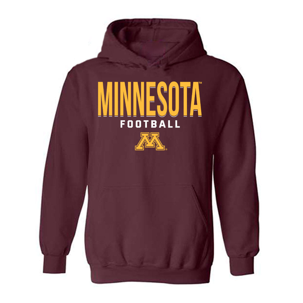 Minnesota - NCAA Football : Nate Cleveland - Classic Shersey Hooded Sweatshirt-0