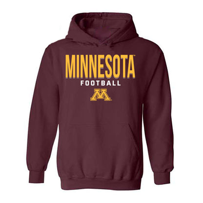 Minnesota - NCAA Football : Nate Cleveland - Classic Shersey Hooded Sweatshirt-0