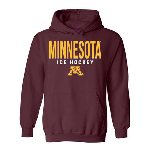 Minnesota - NCAA Men's Ice Hockey : Brodie Ziemer - Classic Shersey Hooded Sweatshirt-0