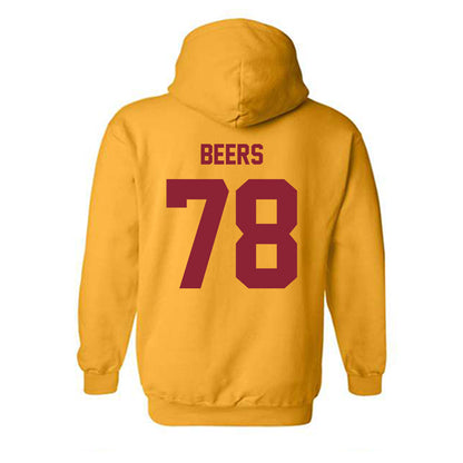 Minnesota - NCAA Football : Ashton Beers - Classic Shersey Hooded Sweatshirt-1