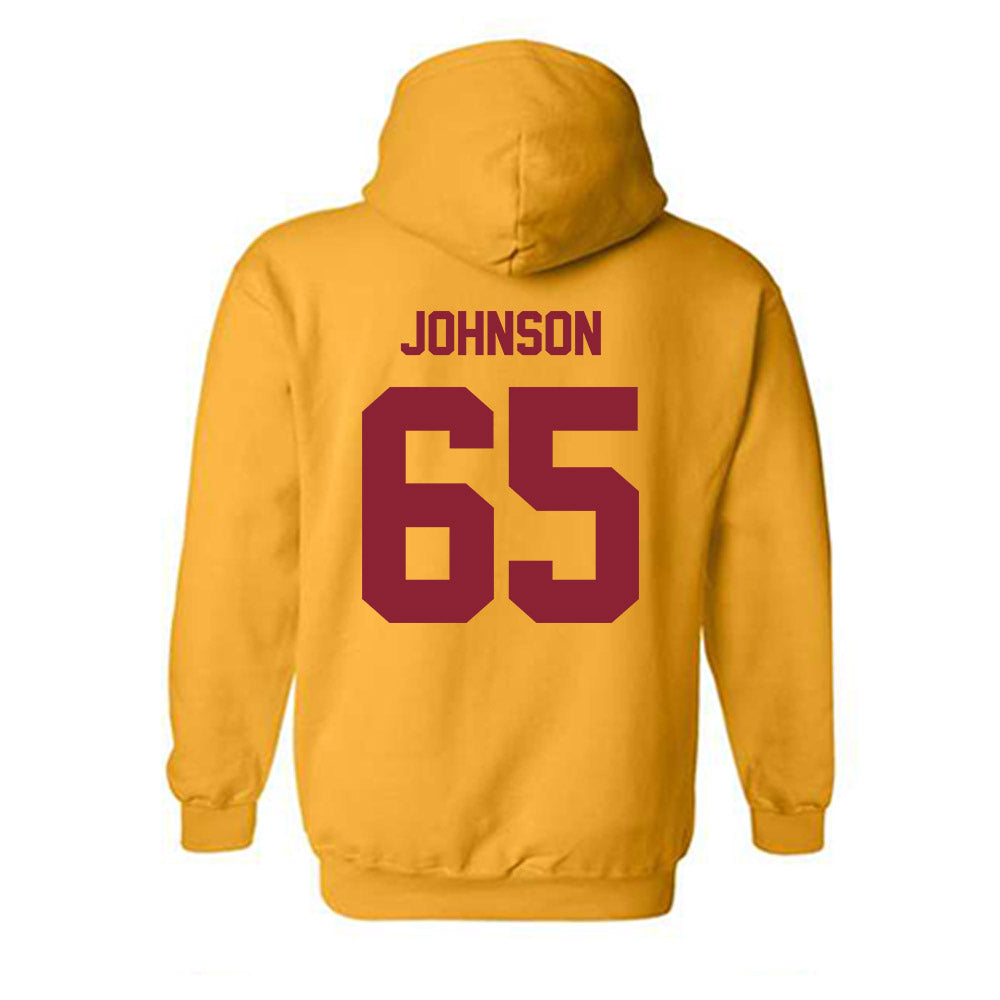 Minnesota - NCAA Football : Greg Johnson - Classic Shersey Hooded Sweatshirt-1