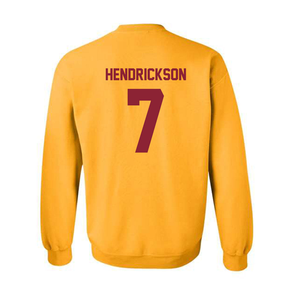 Minnesota - NCAA Men's Ice Hockey : Beckett Hendrickson - Classic Shersey Crewneck Sweatshirt-1