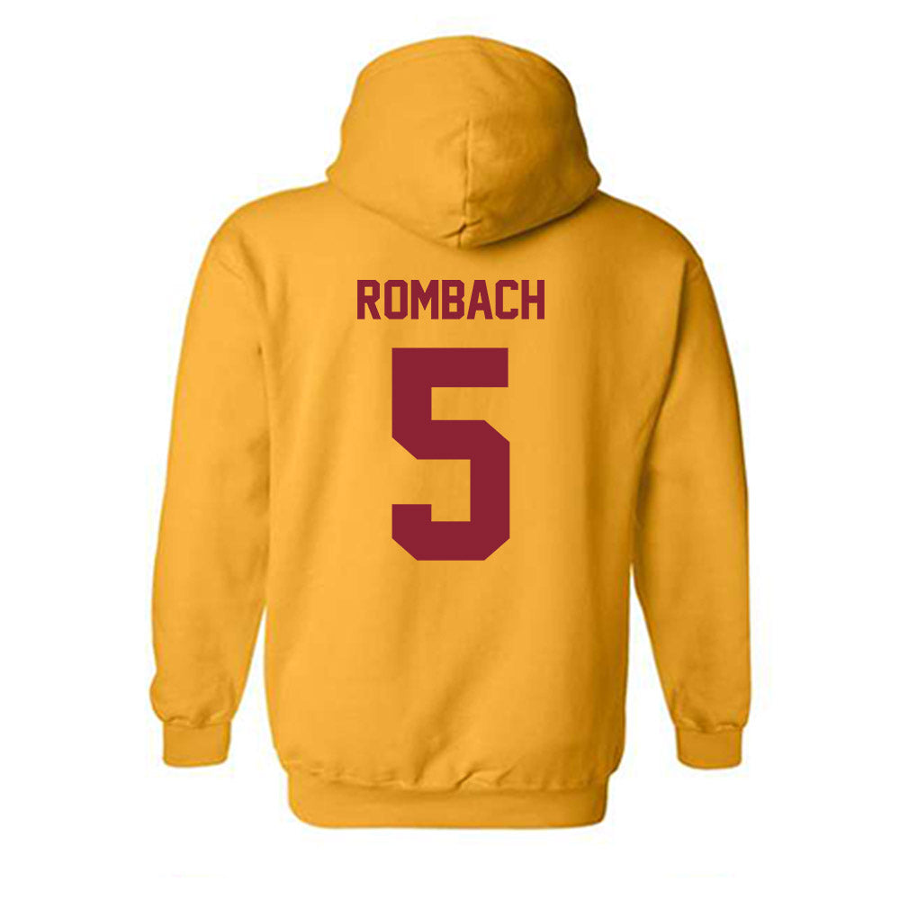 Minnesota - NCAA Men's Ice Hockey : Jacob Rombach - Classic Shersey Hooded Sweatshirt-1