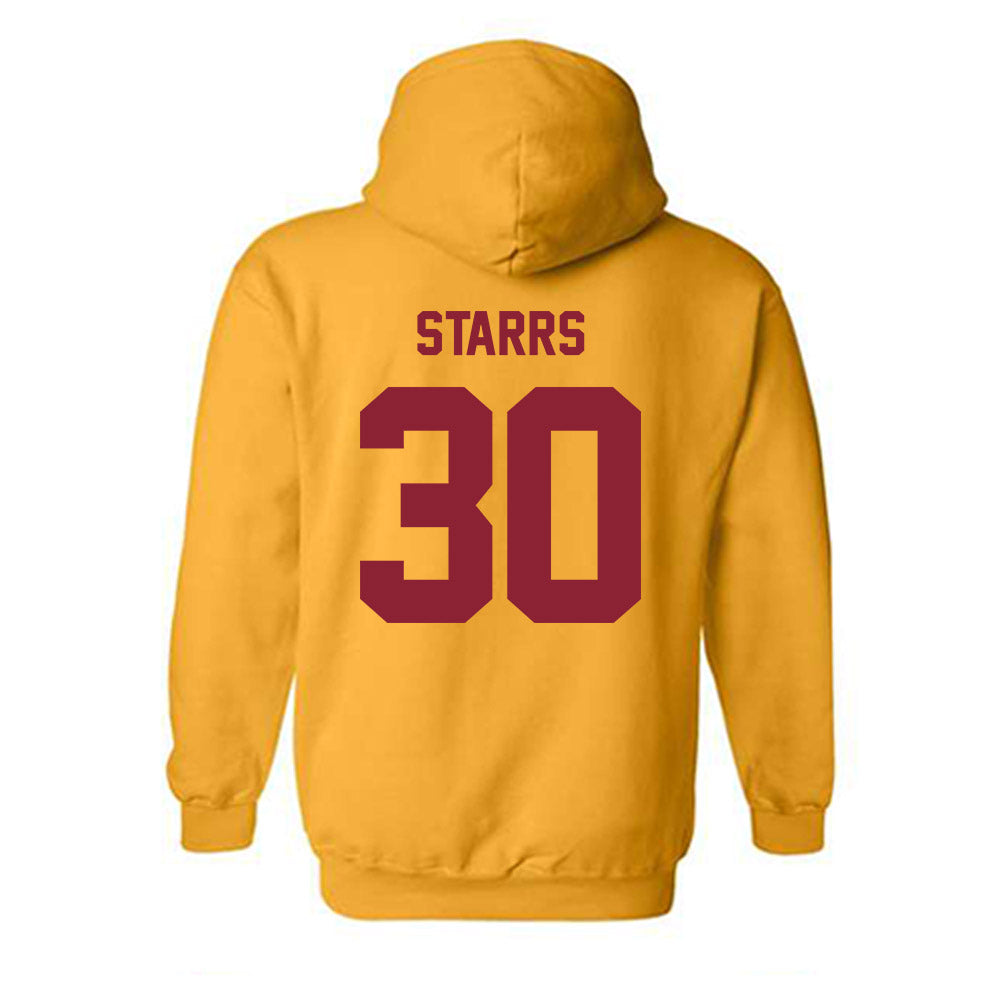 Minnesota - NCAA Baseball : Michael Starrs - Classic Shersey Hooded Sweatshirt-1