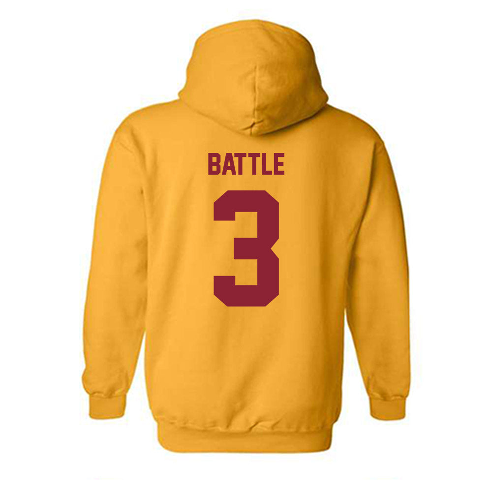 Minnesota - NCAA Women's Basketball : Amaya Battle - Classic Shersey Hooded Sweatshirt-1