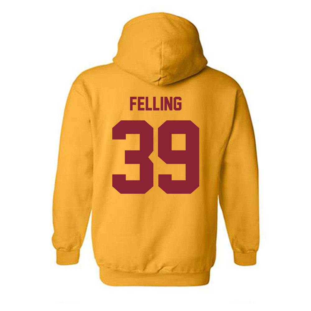 Minnesota - NCAA Baseball : Ethan Felling - Classic Shersey Hooded Sweatshirt-1