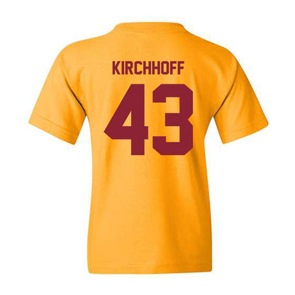 Minnesota - NCAA Baseball : Josh Kirchhoff - Classic Shersey Youth T-Shirt-1