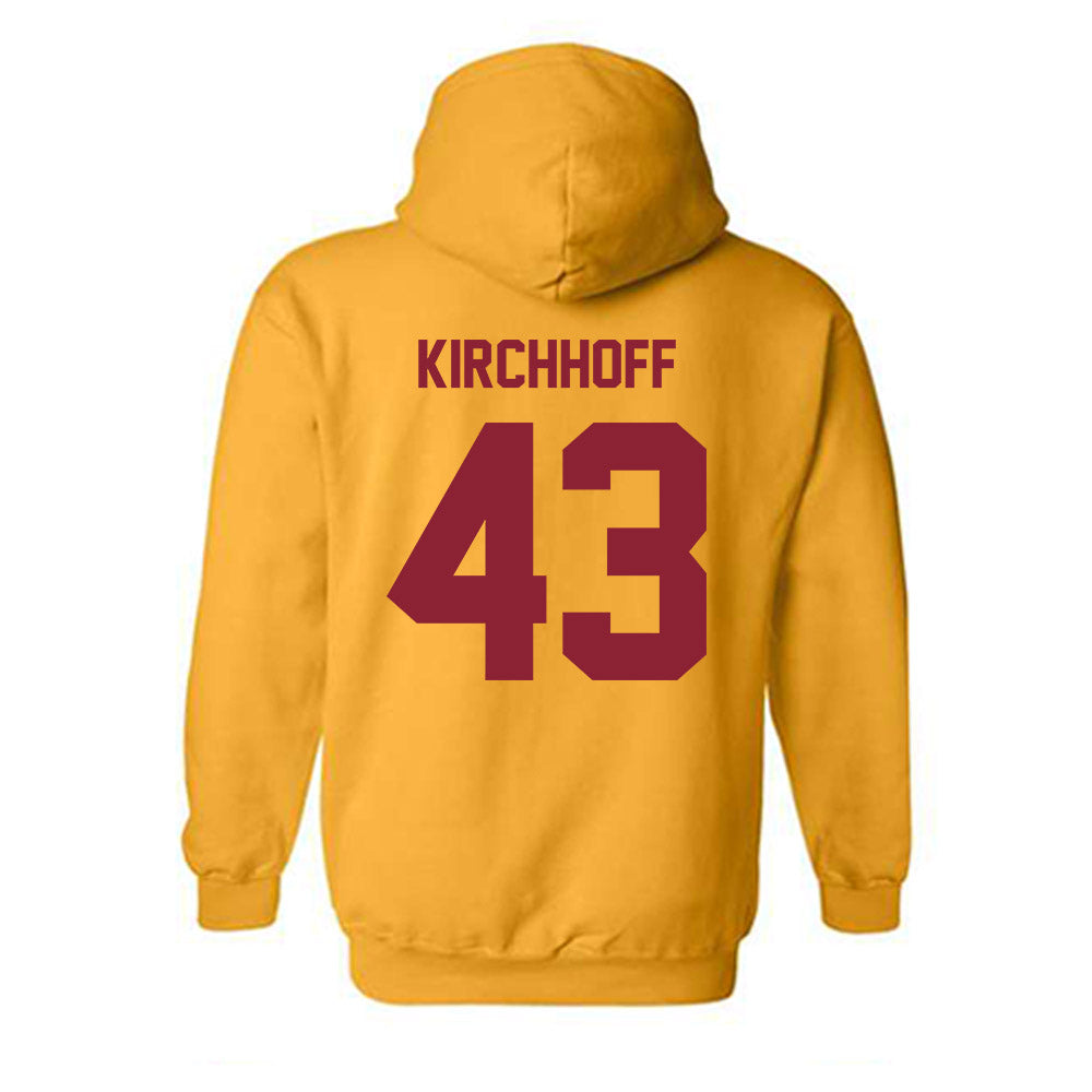 Minnesota - NCAA Baseball : Josh Kirchhoff - Classic Shersey Hooded Sweatshirt-1