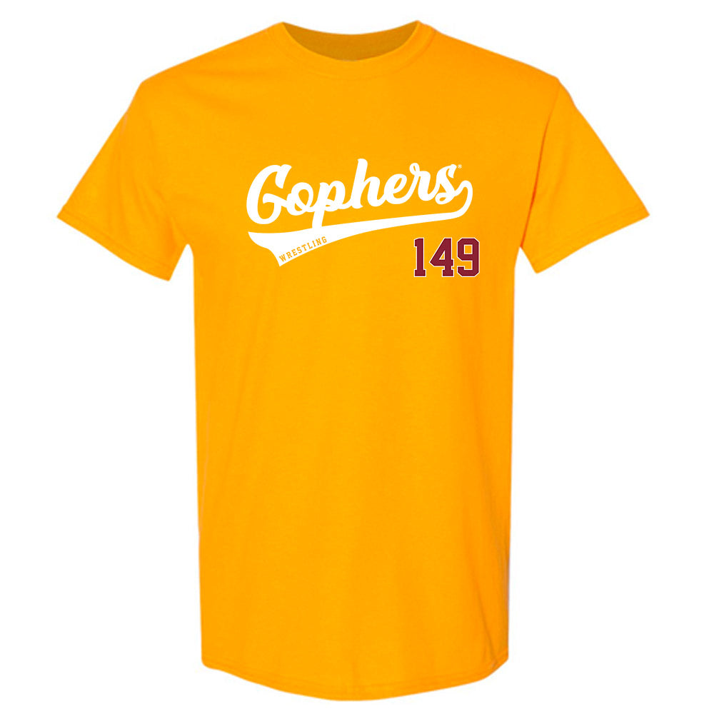 Minnesota - NCAA Wrestling : Charles Vanier - Classic Shersey T-Shirt-0