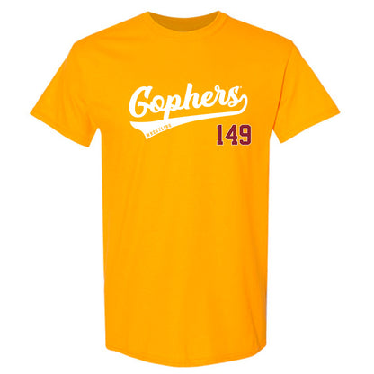 Minnesota - NCAA Wrestling : Charles Vanier - Classic Shersey T-Shirt-0