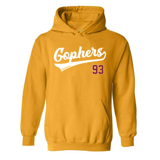 Minnesota - NCAA Football : Riley Sunram - Classic Shersey Hooded Sweatshirt-0