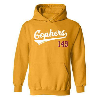 Minnesota - NCAA Wrestling : Charles Vanier - Classic Shersey Hooded Sweatshirt-0