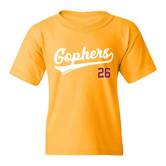 Minnesota - NCAA Football : Elisha West - Classic Shersey Youth T-Shirt-0