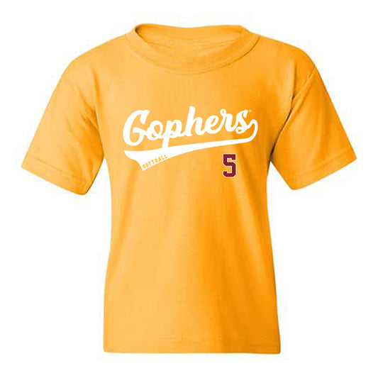 Minnesota - NCAA Softball : Natalie Susa - Classic Shersey Youth T-Shirt-0