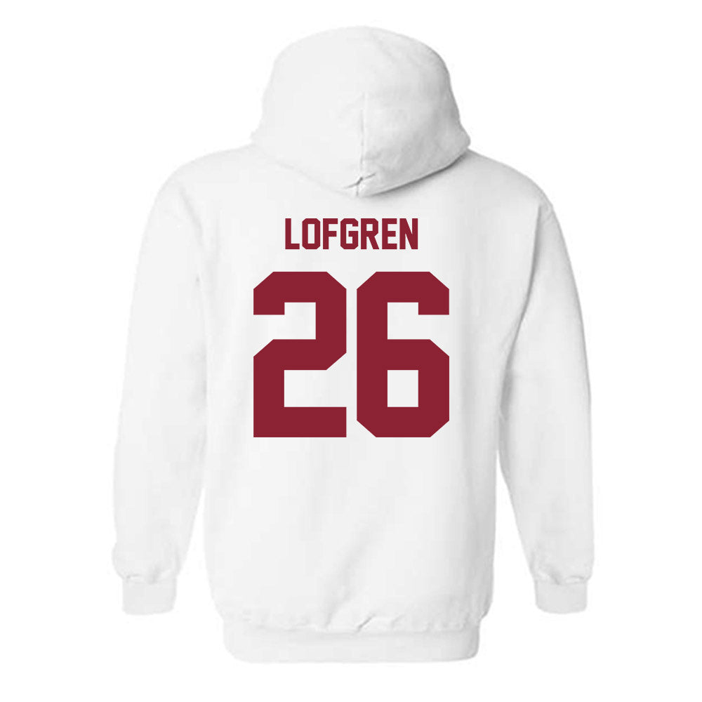 Minnesota - NCAA Men's Ice Hockey : Axel Lofgren - Classic Shersey Hooded Sweatshirt-1
