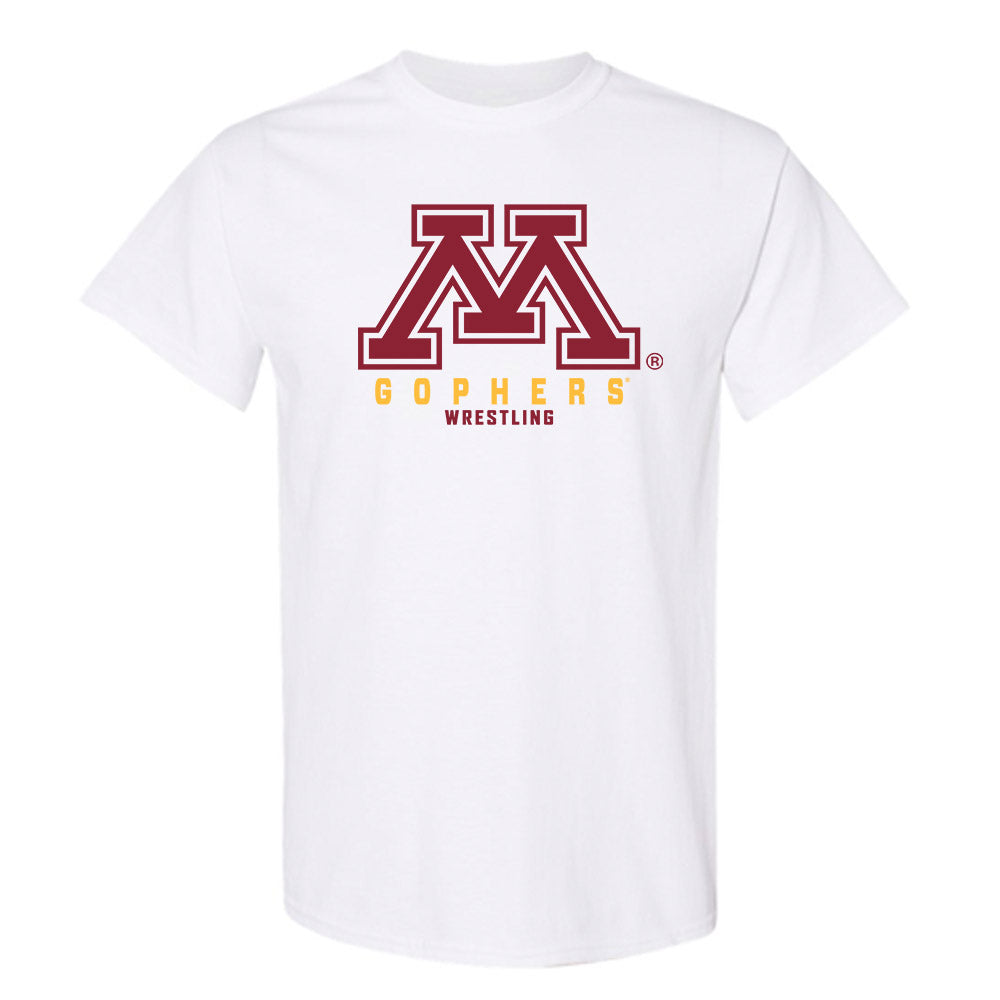 Minnesota - NCAA Wrestling : Charles Vanier - Classic Shersey T-Shirt-0