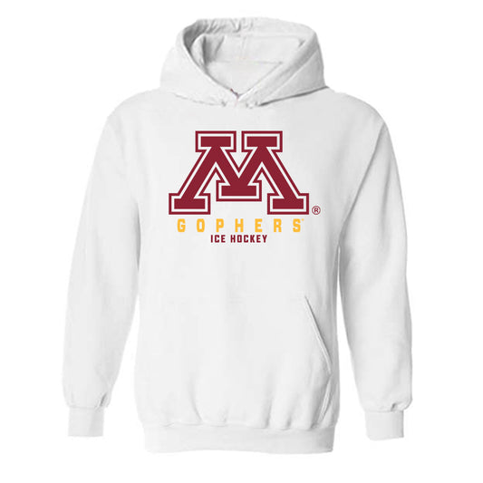 Minnesota - NCAA Men's Ice Hockey : Luke Mittelstadt - Classic Shersey Hooded Sweatshirt-0