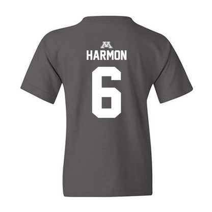 Minnesota - NCAA Women's Basketball : Leah Harmon - Classic Shersey Youth T-Shirt-1