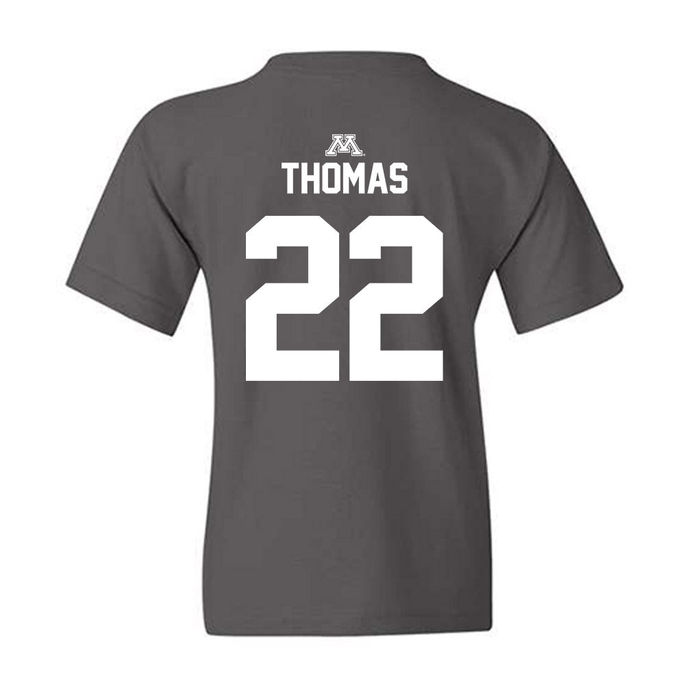 Minnesota - NCAA Football : Jaron Thomas - Classic Shersey Youth T-Shirt-1
