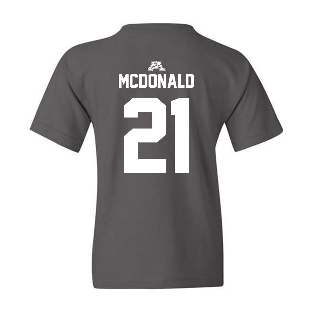 Minnesota - NCAA Football : Craig McDonald - Classic Shersey Youth T-Shirt