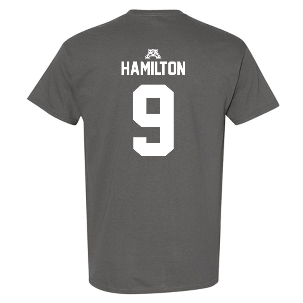 Minnesota - NCAA Baseball : Davis Hamilton - Classic Shersey T-Shirt-1