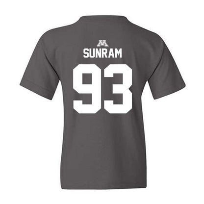 Minnesota - NCAA Football : Riley Sunram - Classic Shersey Youth T-Shirt-1
