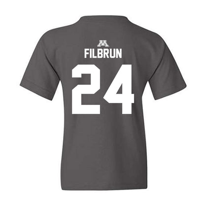Minnesota - NCAA Women's Soccer : Emily Filbrun - Classic Shersey Youth T-Shirt-1
