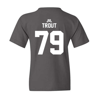 Minnesota - NCAA Football : Andrew Trout - Classic Shersey Youth T-Shirt-1