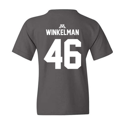 Minnesota - NCAA Baseball : Logan Winkelman - Classic Shersey Youth T-Shirt-1