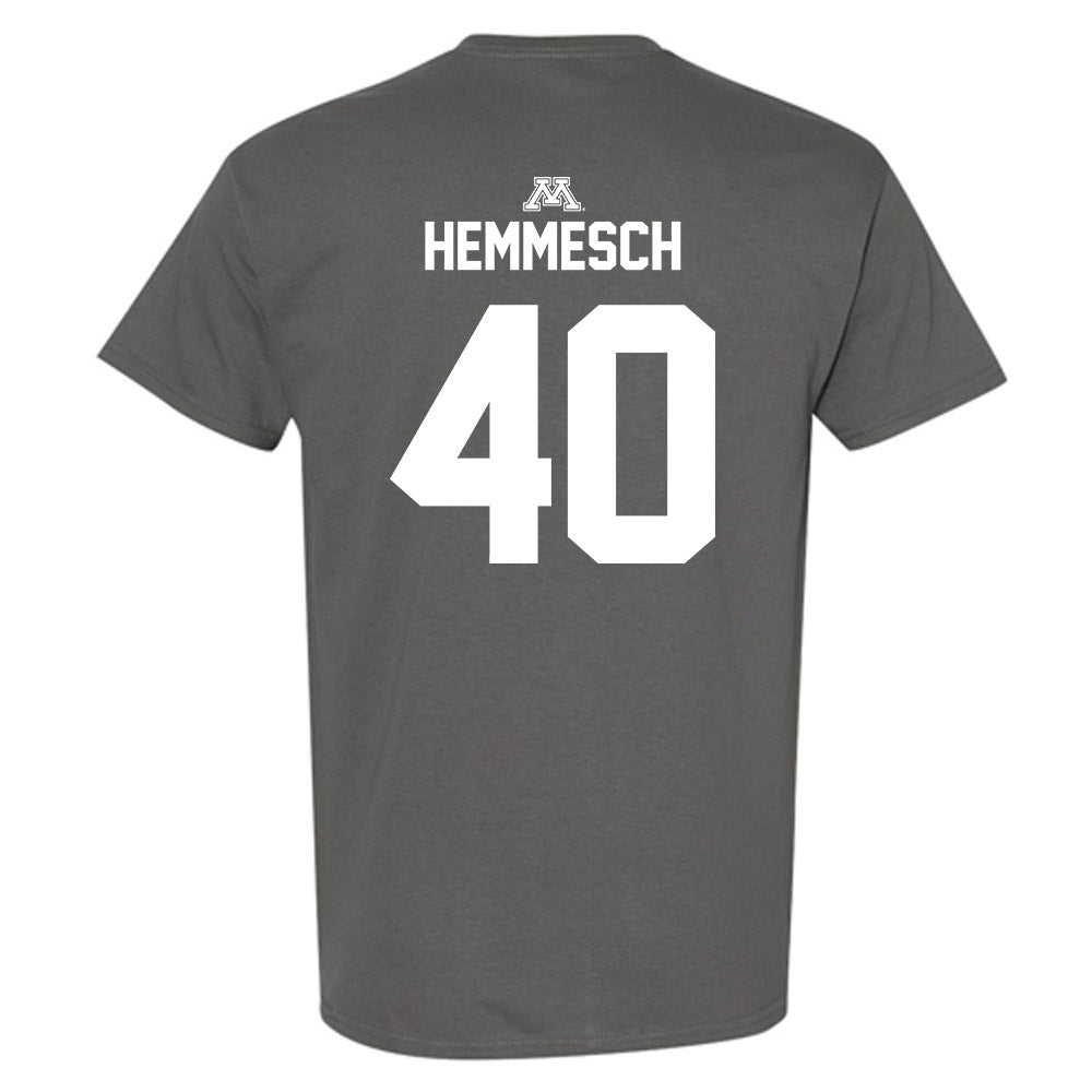 Minnesota - NCAA Baseball : Tyler Hemmesch - Classic Shersey T-Shirt-1