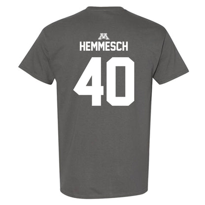 Minnesota - NCAA Baseball : Tyler Hemmesch - Classic Shersey T-Shirt-1
