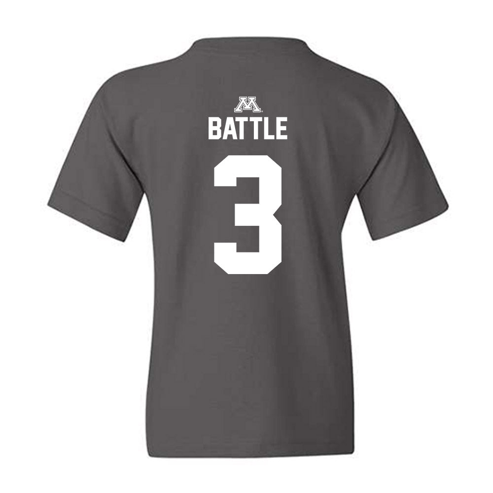 Minnesota - NCAA Women's Basketball : Amaya Battle - Classic Shersey Youth T-Shirt-1