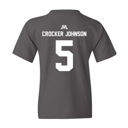 Minnesota - NCAA Men's Basketball : Jaylen Crocker johnson - Classic Shersey Youth T-Shirt-1