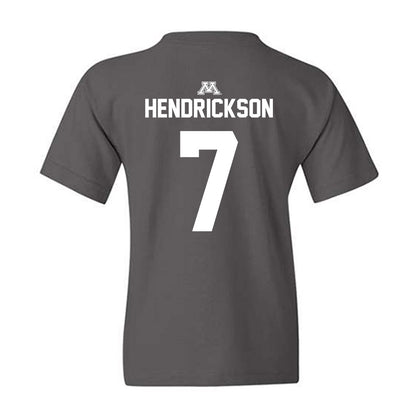 Minnesota - NCAA Men's Ice Hockey : Beckett Hendrickson - Classic Shersey Youth T-Shirt-1