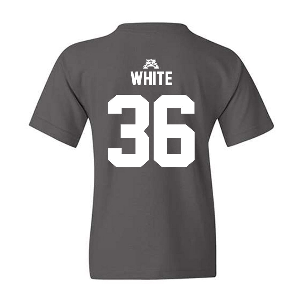 Minnesota - NCAA Football : Tavian White - Classic Shersey Youth T-Shirt-1