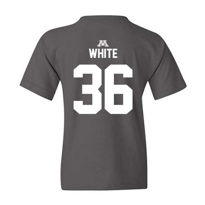 Minnesota - NCAA Football : Tavian White - Classic Shersey Youth T-Shirt-1