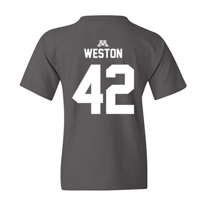 Minnesota - NCAA Football : Tom Weston - Classic Shersey Youth T-Shirt-1