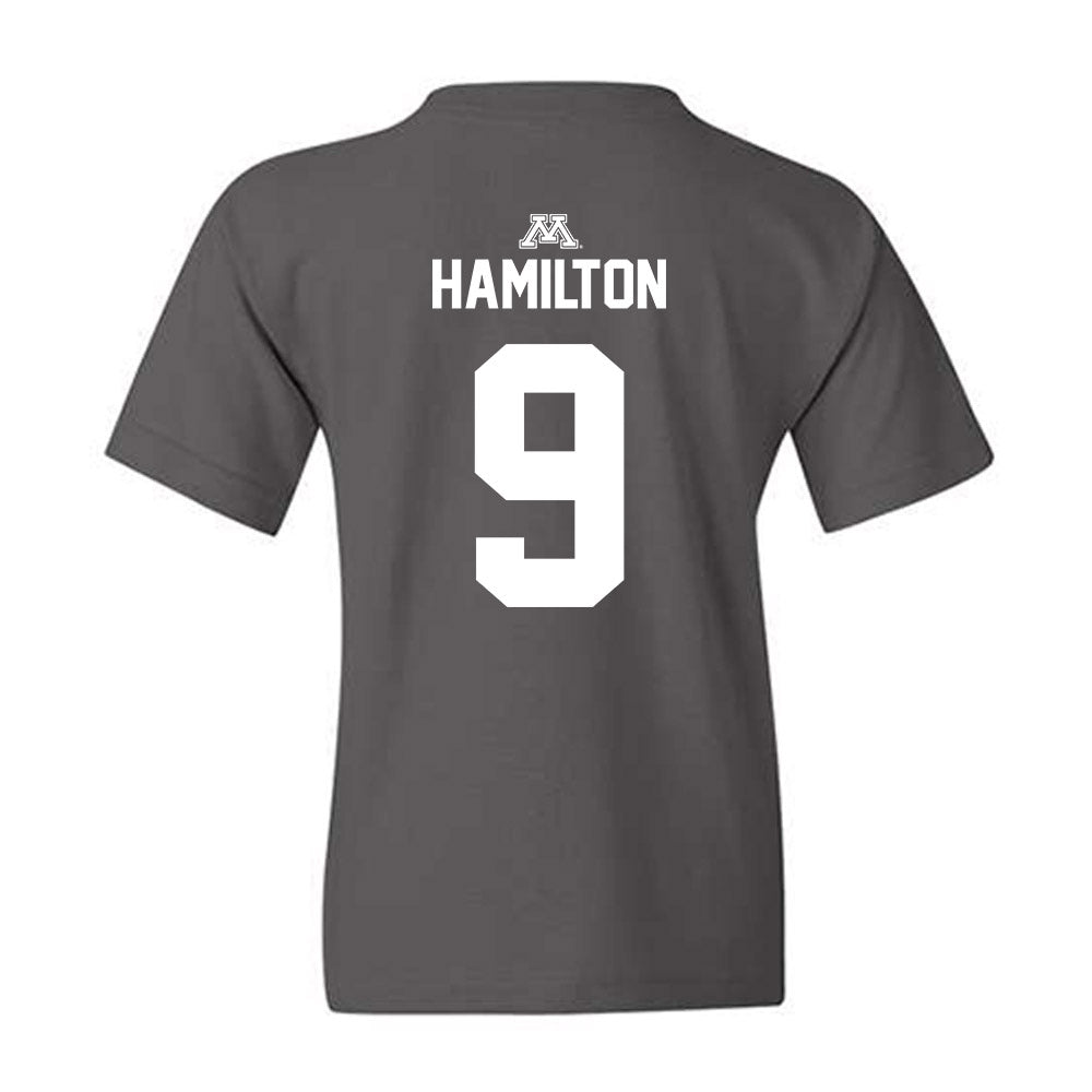 Minnesota - NCAA Baseball : Davis Hamilton - Classic Shersey Youth T-Shirt-1