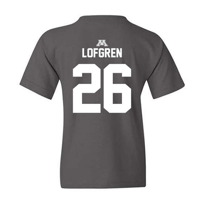 Minnesota - NCAA Men's Ice Hockey : Axel Lofgren - Classic Shersey Youth T-Shirt-1
