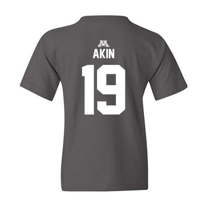 Minnesota - NCAA Baseball : Jackson Akin - Classic Shersey Youth T-Shirt-1