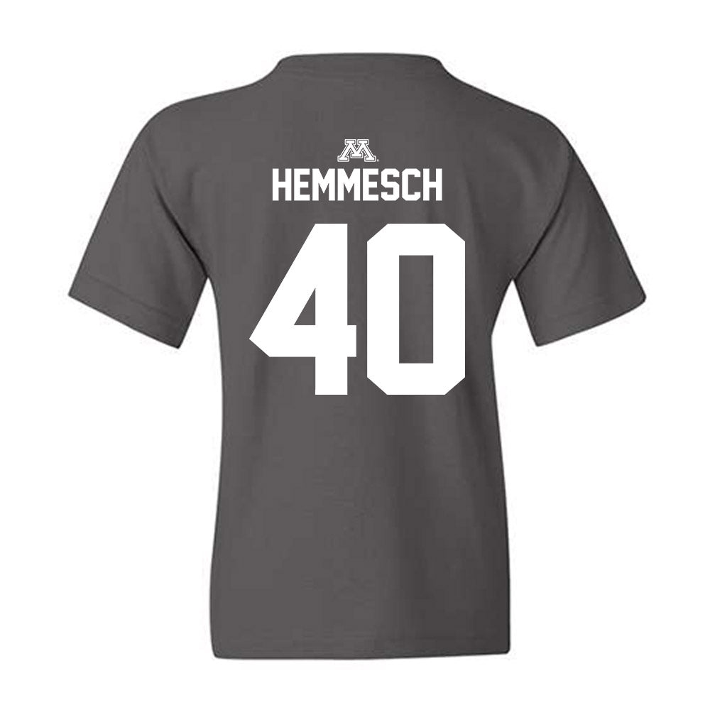 Minnesota - NCAA Baseball : Tyler Hemmesch - Classic Shersey Youth T-Shirt-1