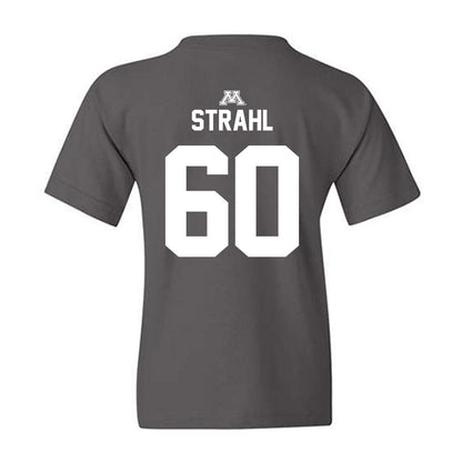 Minnesota - NCAA Men's Ice Hockey : Melvin Strahl - Classic Shersey Youth T-Shirt-1